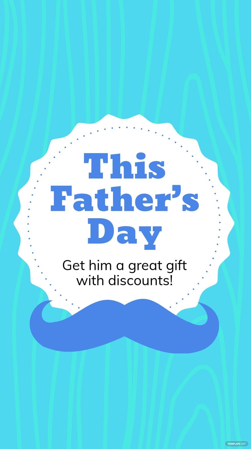 Free Father's Day Promotion Whatsapp Post Template