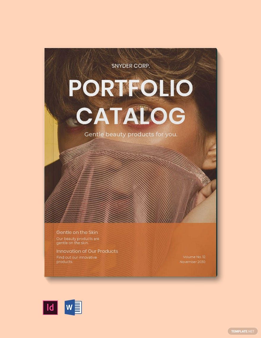 Corporate Portfolio Catalog Template