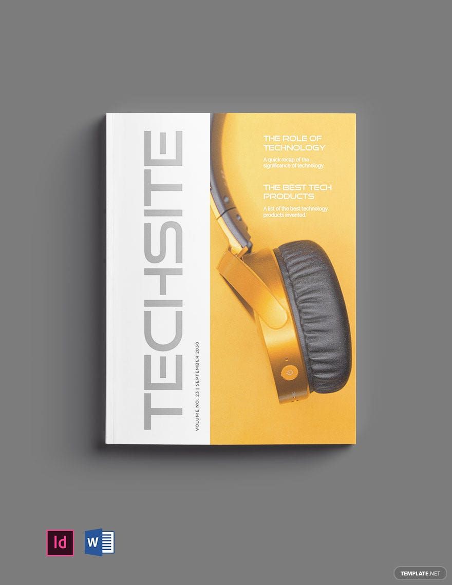 Technology Brochure Catalog Template