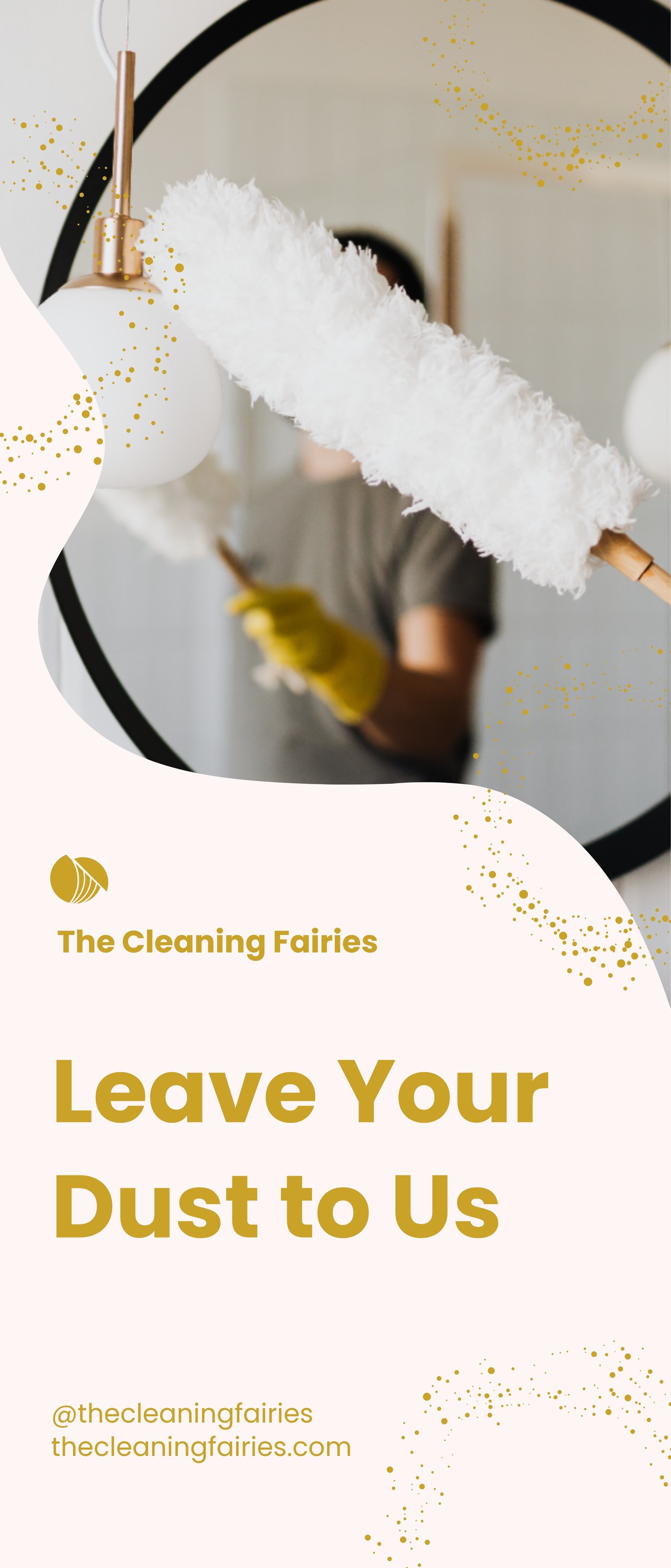 Cleaning Services Advertising Roll-Up Banner Template