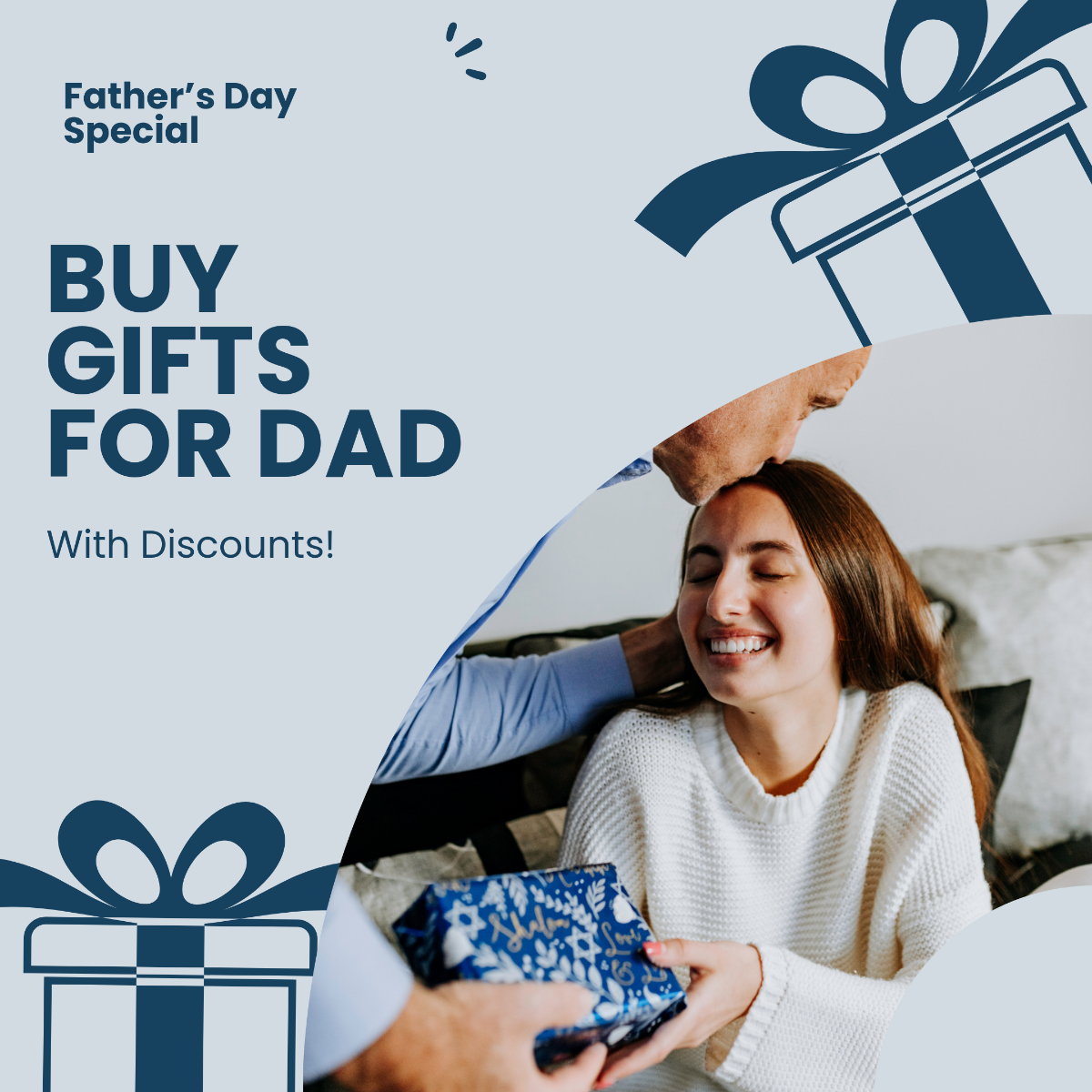 Free Father's Day Sale Instagram Post Template