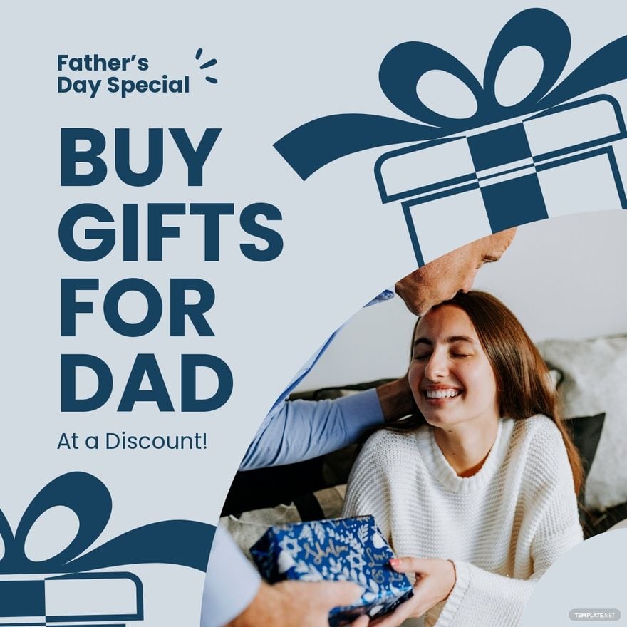 Free Father's Day Sale Linkedin Post Template