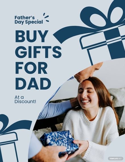 Father's Day Sale Flyer Template