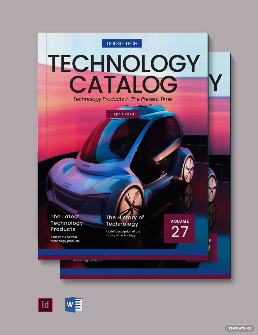 New Technology Catalog Template