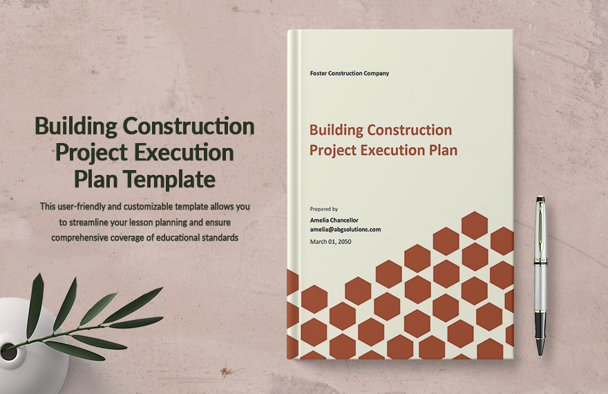 Free Building Construction Project Execution Plan Template