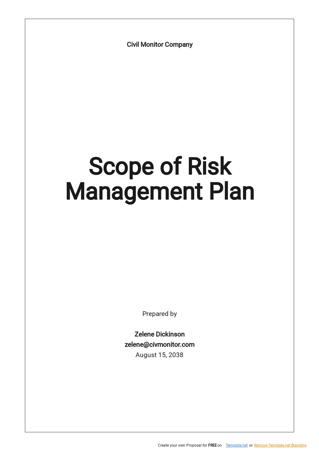 Scope of Risk Management Plan Template.jpe
