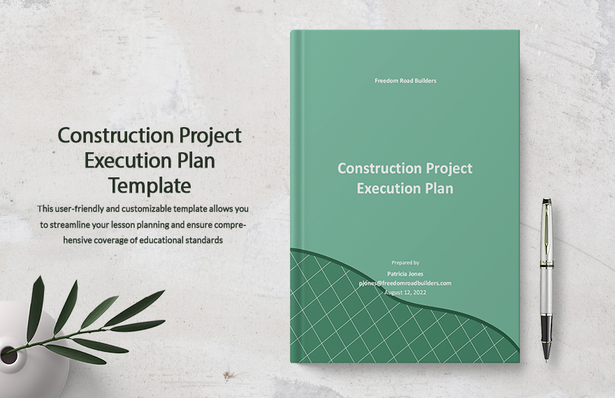 Construction Project Execution Plan Template in Pages, PDF, Word, Google Docs - Download | Template.net