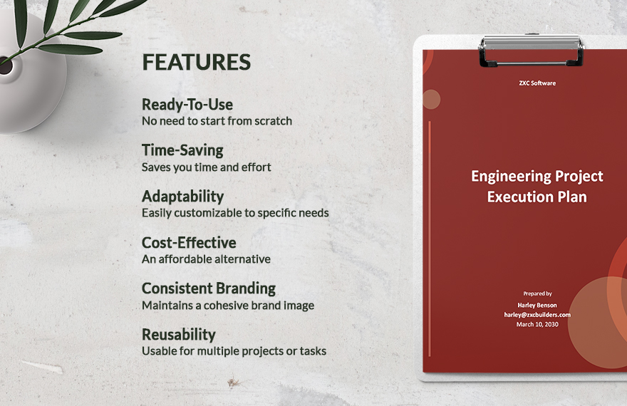 Engineering Project Execution Plan Template