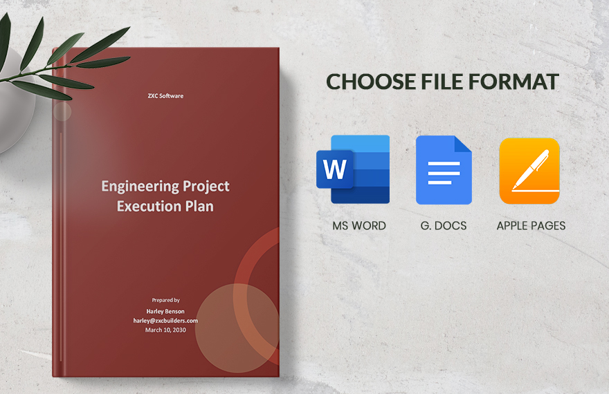 Engineering Project Execution Plan Template