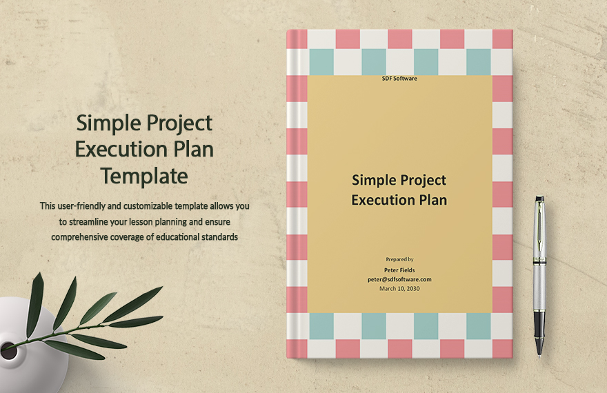 Simple Project Execution Plan Template in Word, Google Docs, PDF, Apple Pages