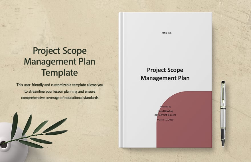 Project Scope Management Plan Template