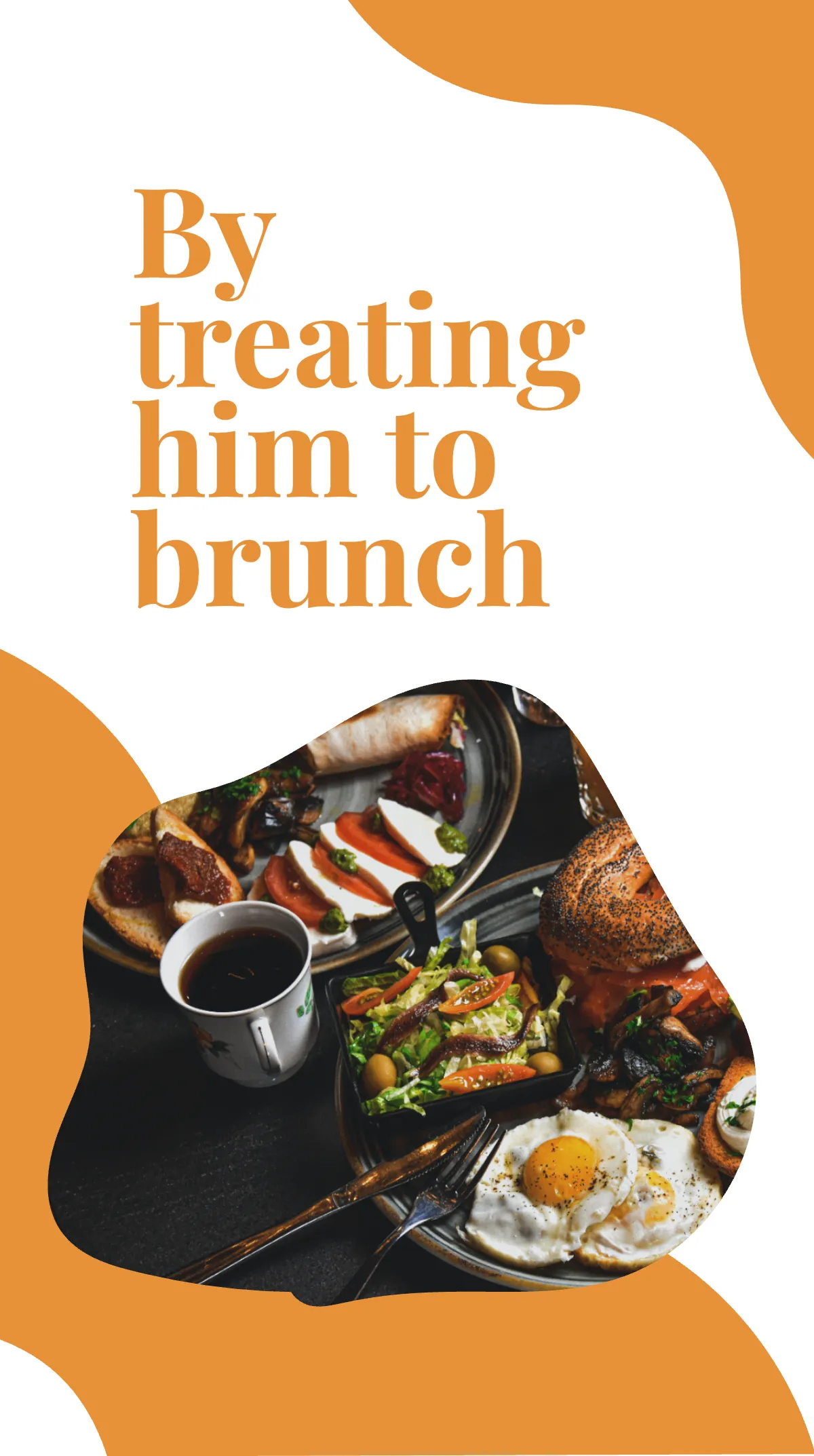 Free Father's Day Brunch Deal Instagram Story Template to Edit Online