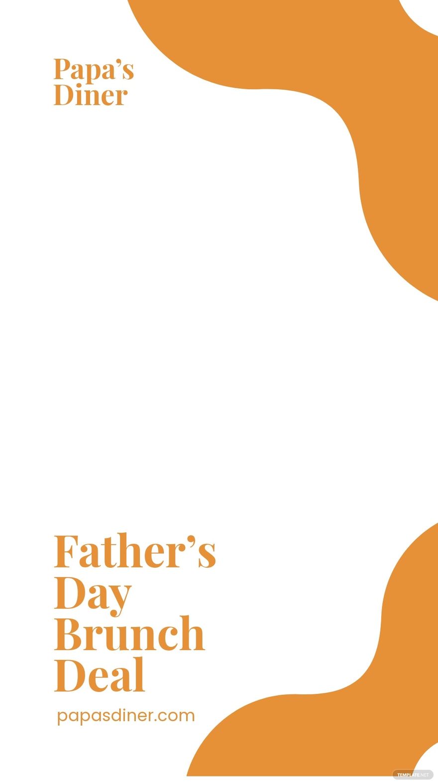 Father's Day Brunch Deal Snapchat Geofilter Template