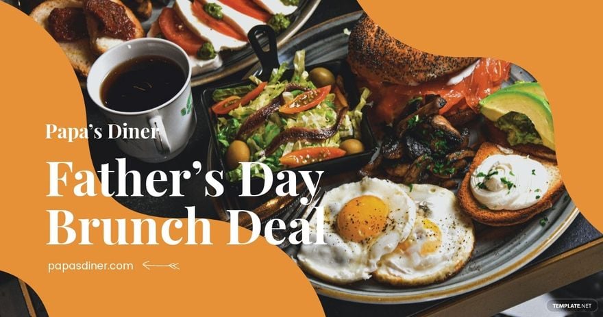 Free Father's Day Brunch Deal Facebook Post Template