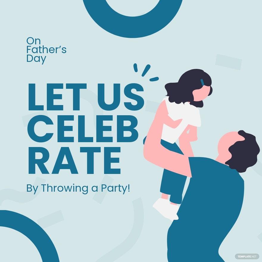 Father's Day Party Instagram Post Template