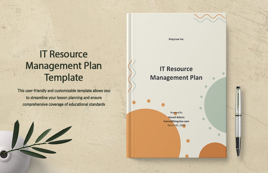 IT Resource Management Plan Template