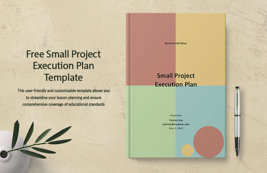 Small Project Execution Plan Template