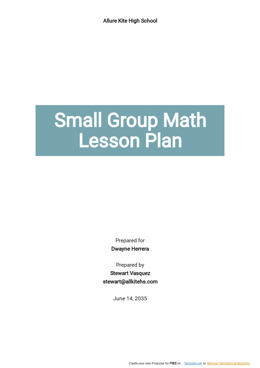 Small Group Math Lesson Plan Template.jpe