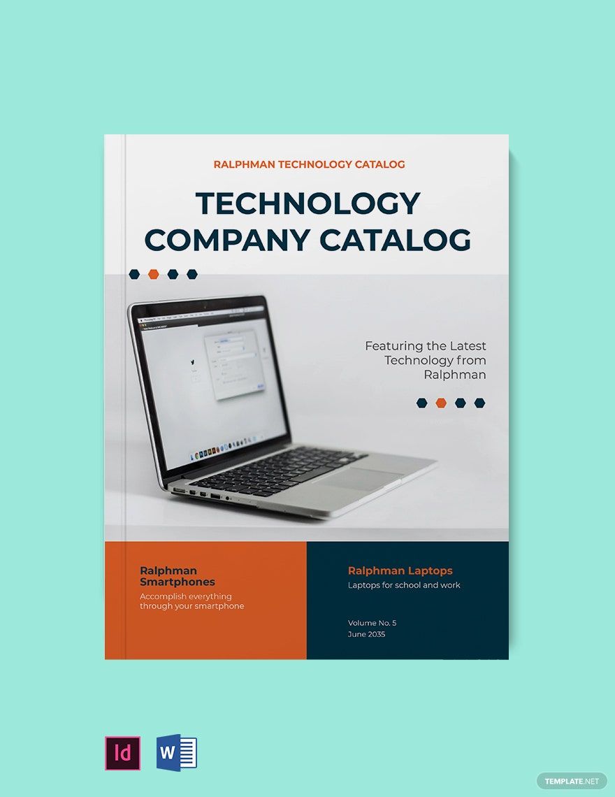 Technology Company catalog template