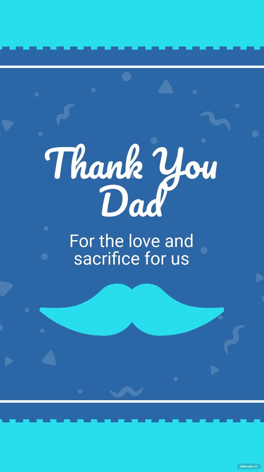 Free Thank You Dad Instagram Story Template