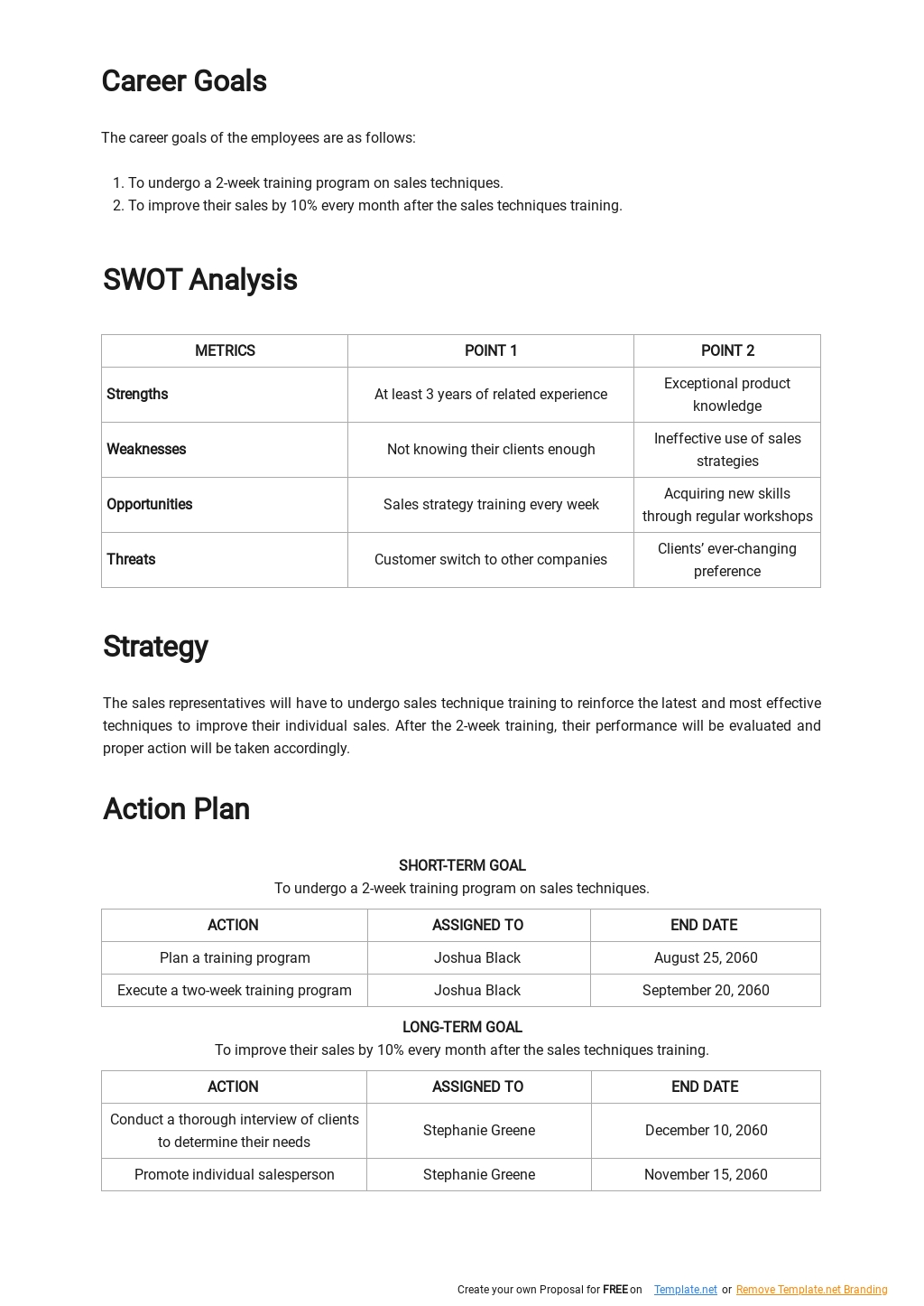 Staff Training and Development Plan Template [Free PDF] - Google Docs ...