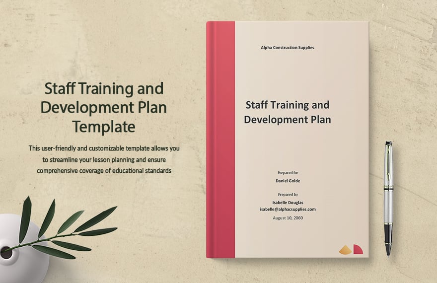 Staff Training and Development Plan Template 