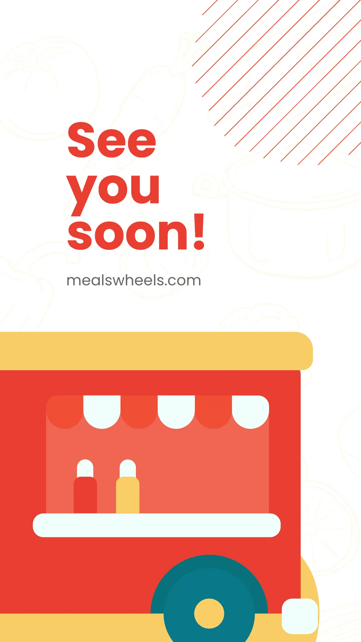 Free Food Truck Event Instagram Story Template to Edit Online