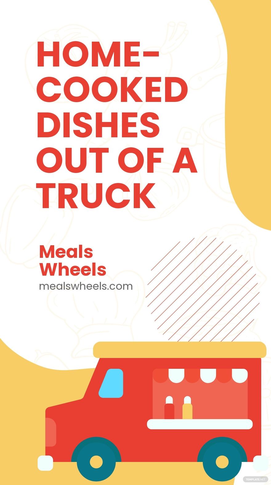 Free Food Truck Event Whatsapp Post Template