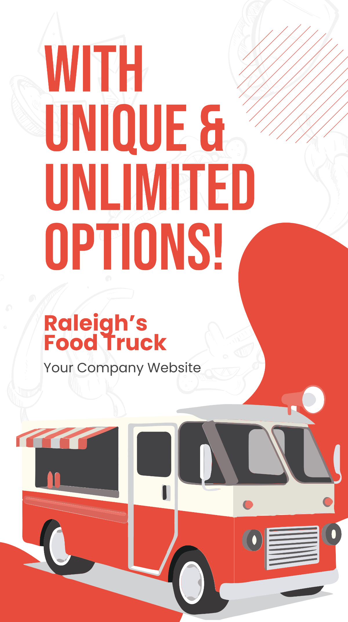 Food Truck Rally Instagram Story Template