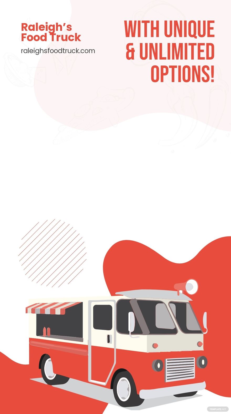 Food Truck Rally Snapchat Geofilter Template