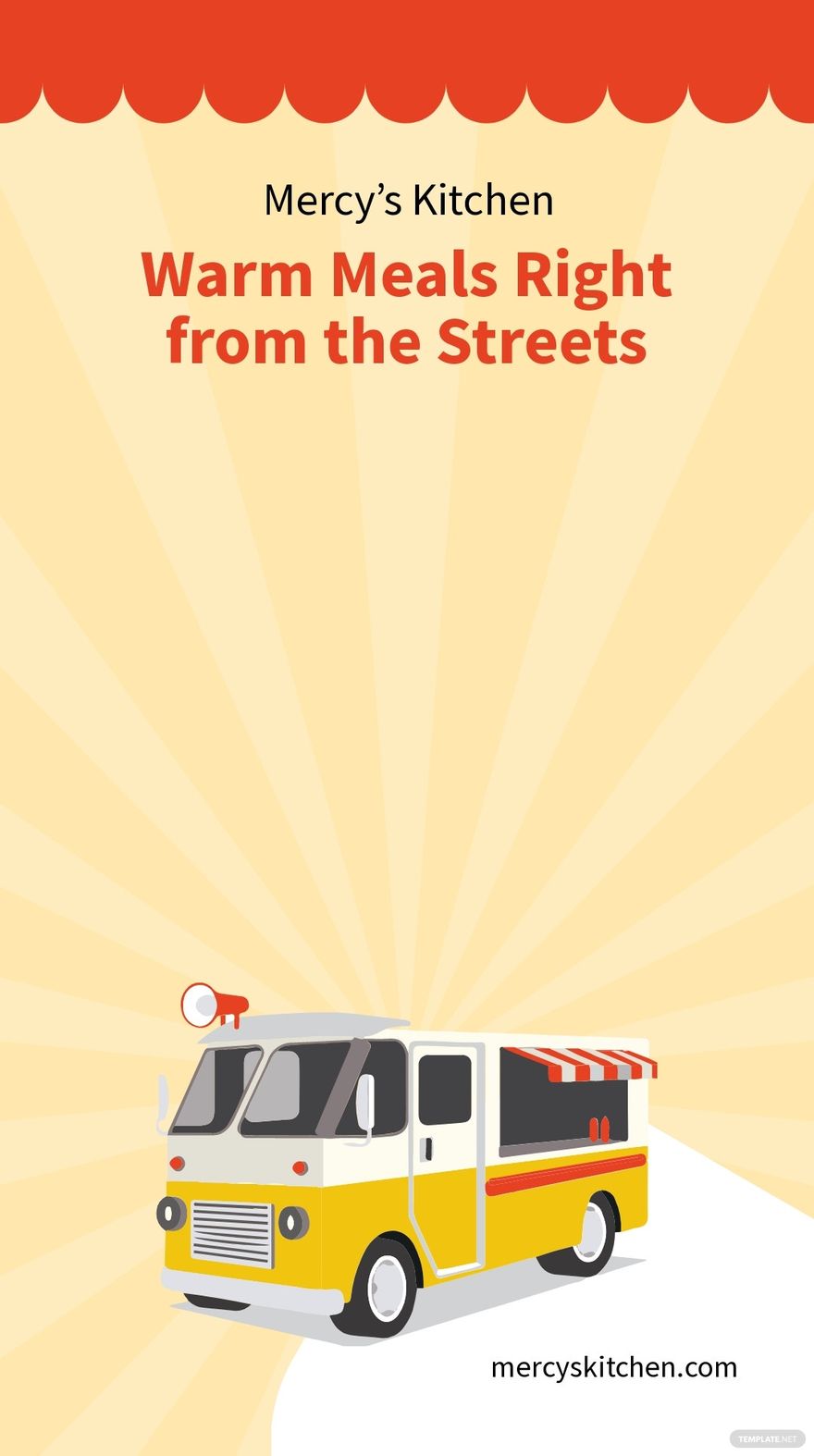 Fundraiser Food Truck Snapchat Geofilter Template