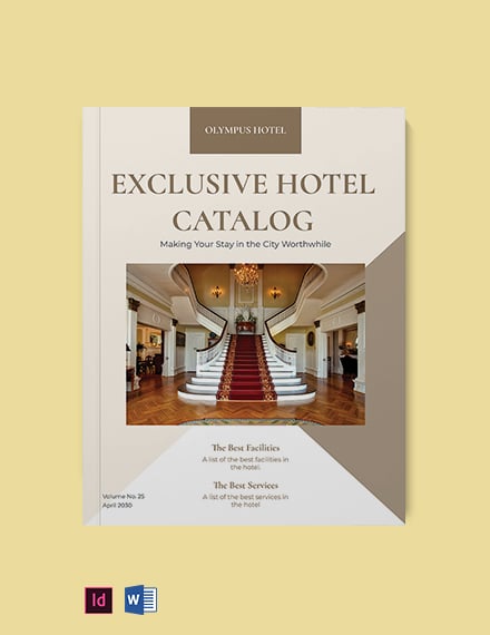 Exclusive Hotel catalog template