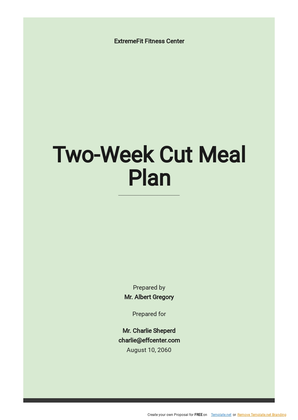 Two Week Cut Meal Plan Template .jpe