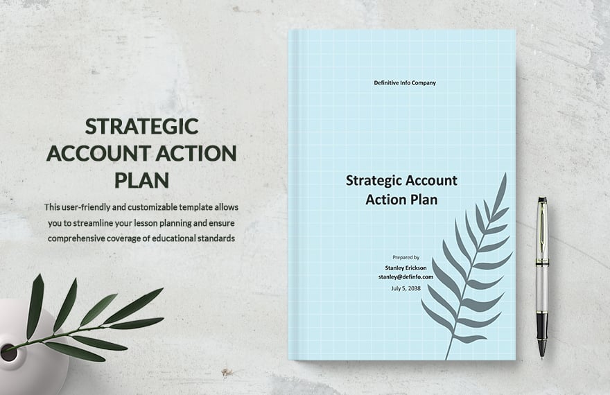 Strategic Account Action Plan Template