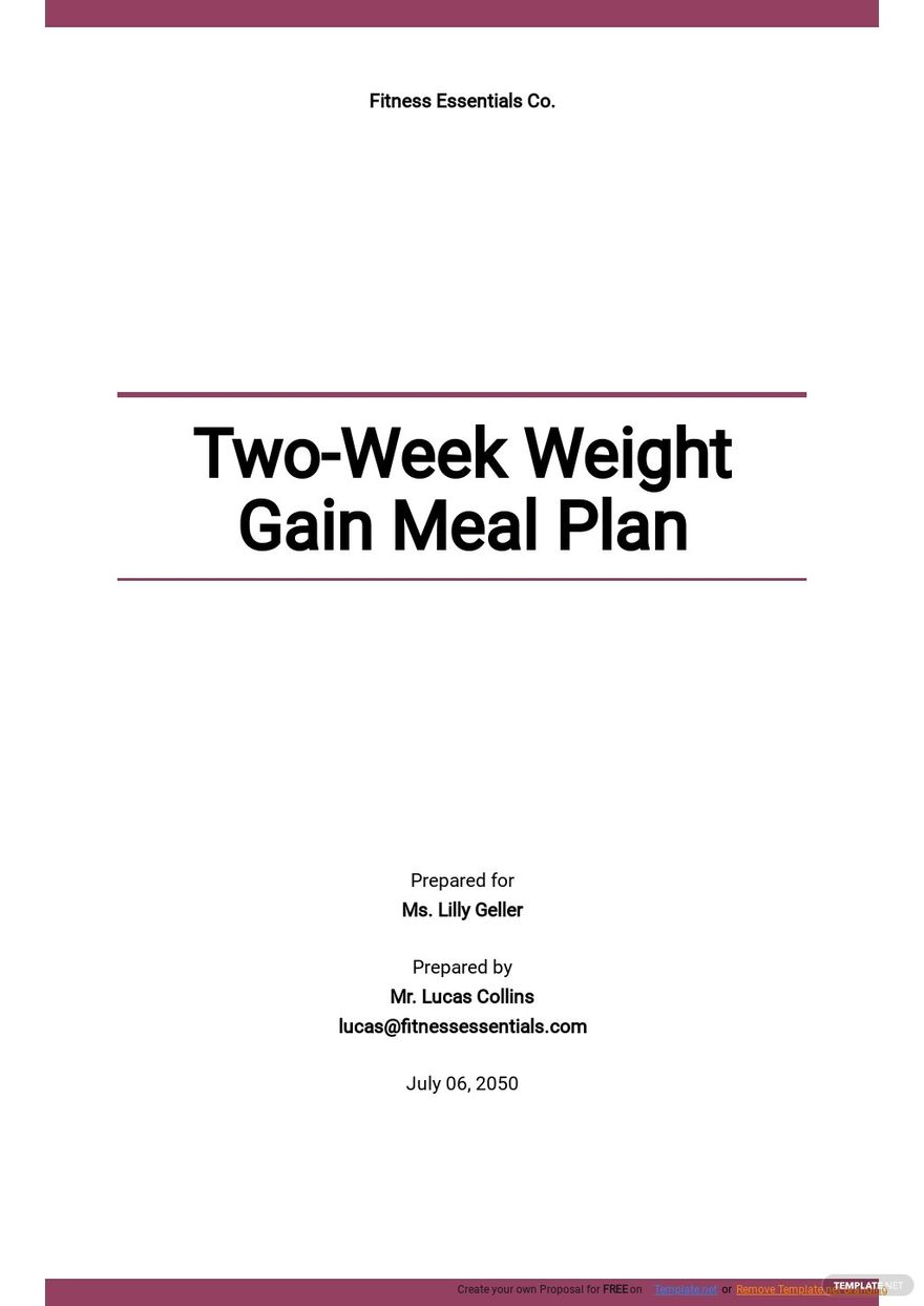 Two Week Weight Gain Meal Plan Template.jpe