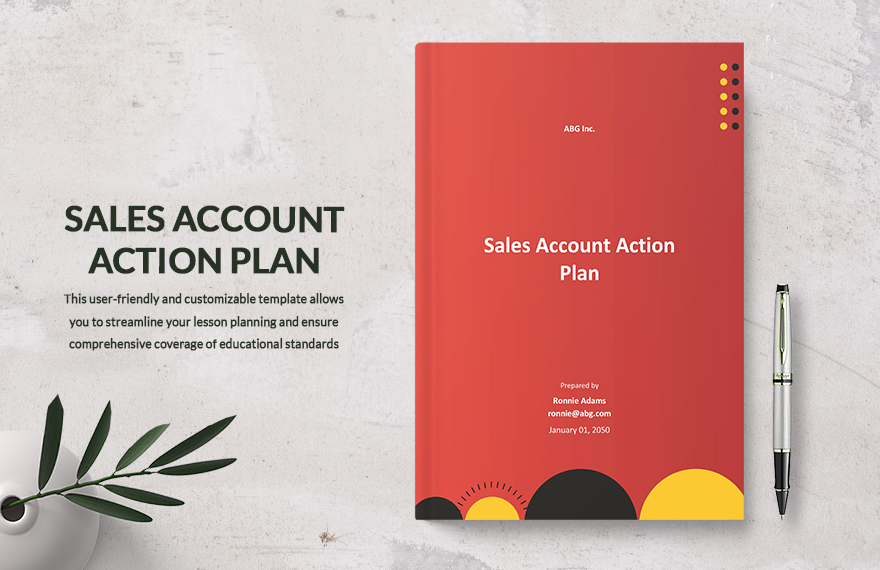 Sales Account Action Plan Template in PDF, Word, Pages, Google Docs - Download | Template.net