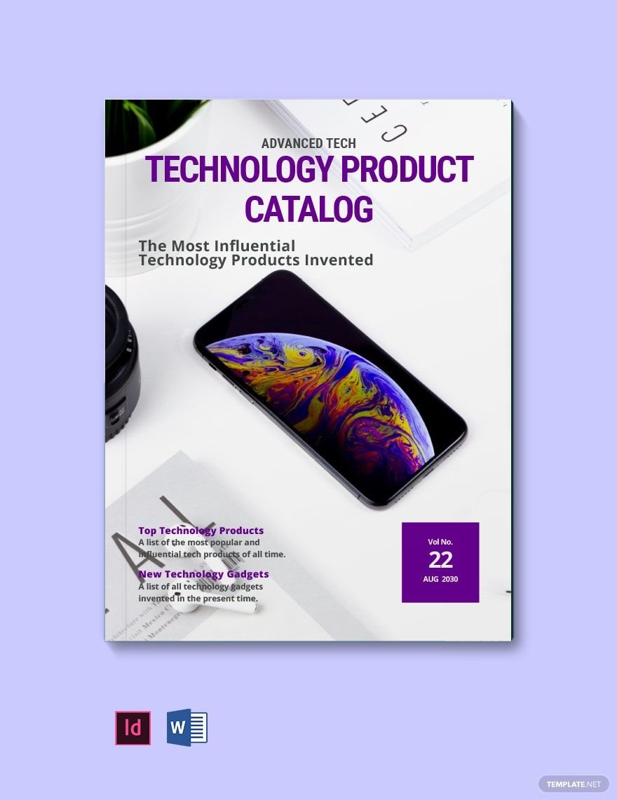 Technology Product Catalog Template