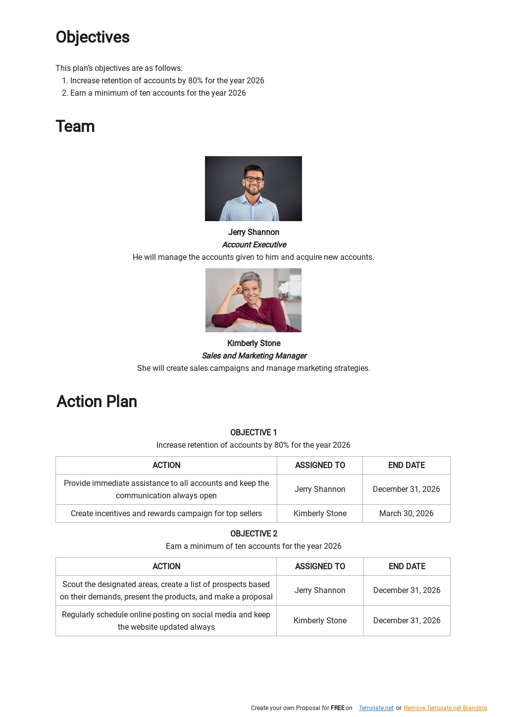 Account Action Plan Template – The Ultimate One Page Key Account Plan ...