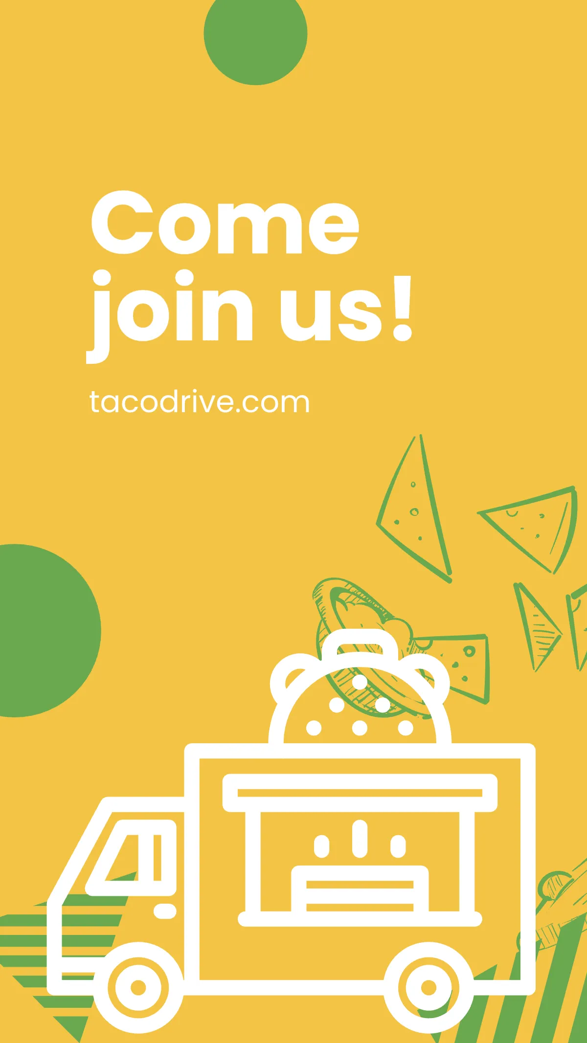 Free Taco Truck Instagram Story Template to Edit Online