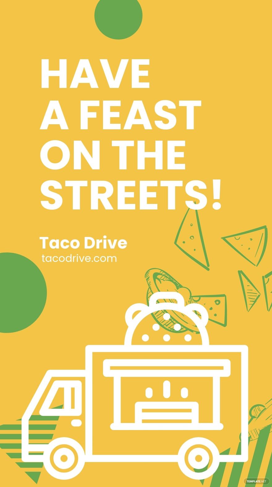Free Taco Truck Instagram Story Template