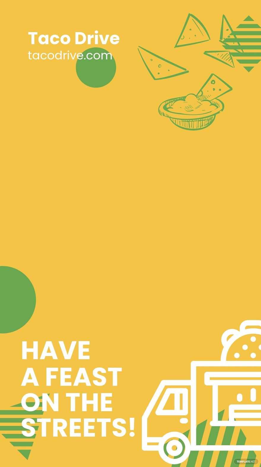 Free Taco Truck Snapchat Geofilter Template