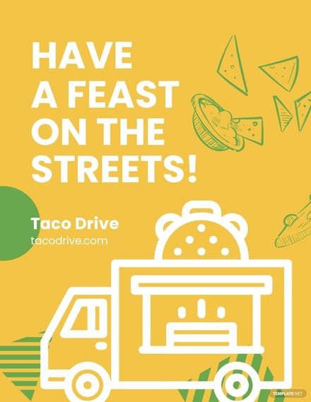 Free Taco Truck Flyer Template in Word, Google Docs, Apple Pages, Publisher