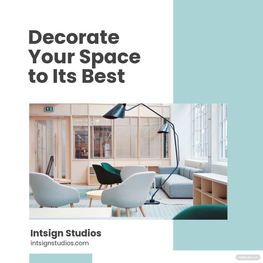 Free Interior Design Business Instagram Post Template