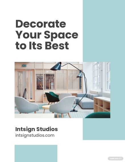 Interior Design Business Flyer Template
