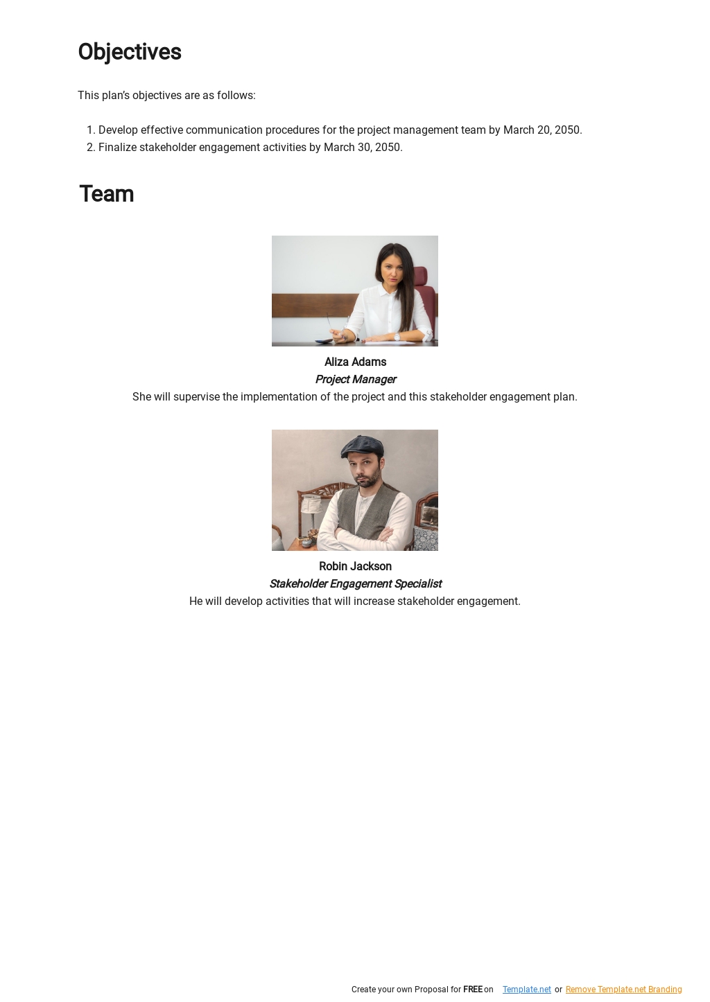 Stakeholder Engagement Action Plan Template [Free PDF] - Google Docs ...