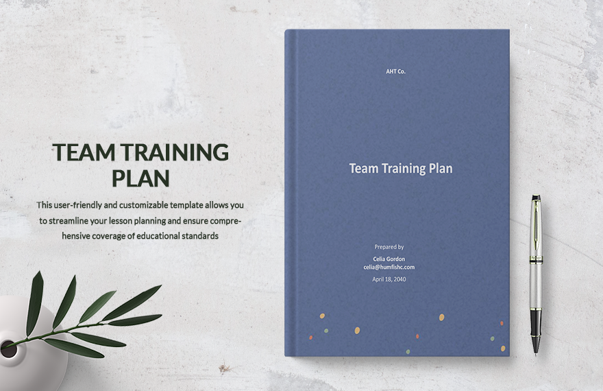 Team Training Plan Template