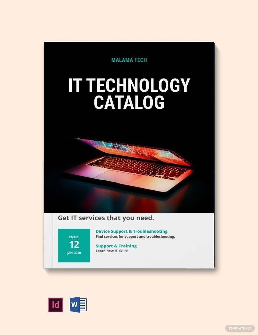 IT Technology Catalog Template