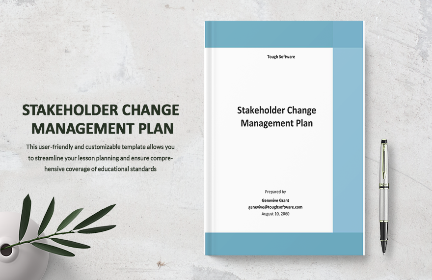 Stakeholder Change Management Plan Template 