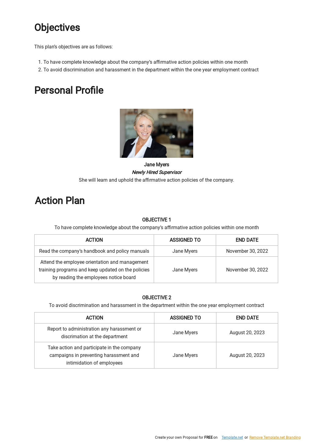 Personal Affirmative Action Plan Template 1.jpe