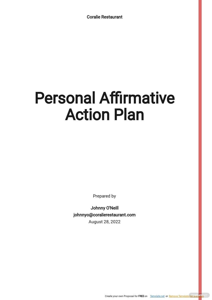 Personal Affirmative Action Plan Template.jpe